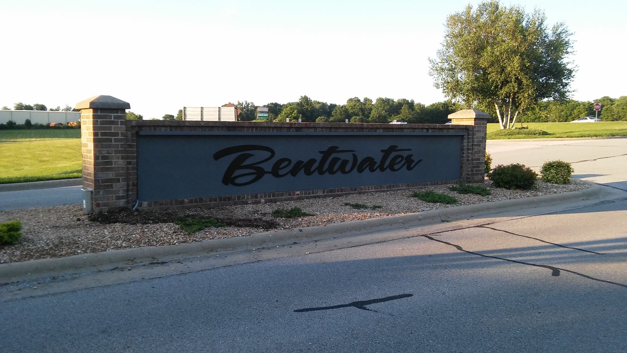 Bentwater neighborhood entrance